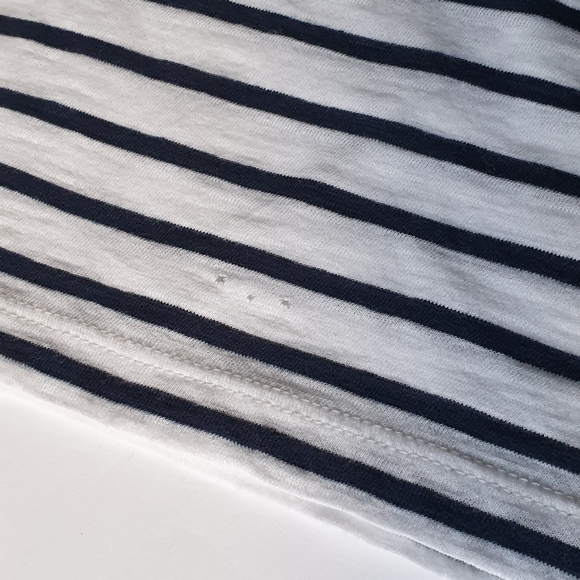 Madewell black white stripe tshirt short sleeves Size XXS - Picture 7 of 7